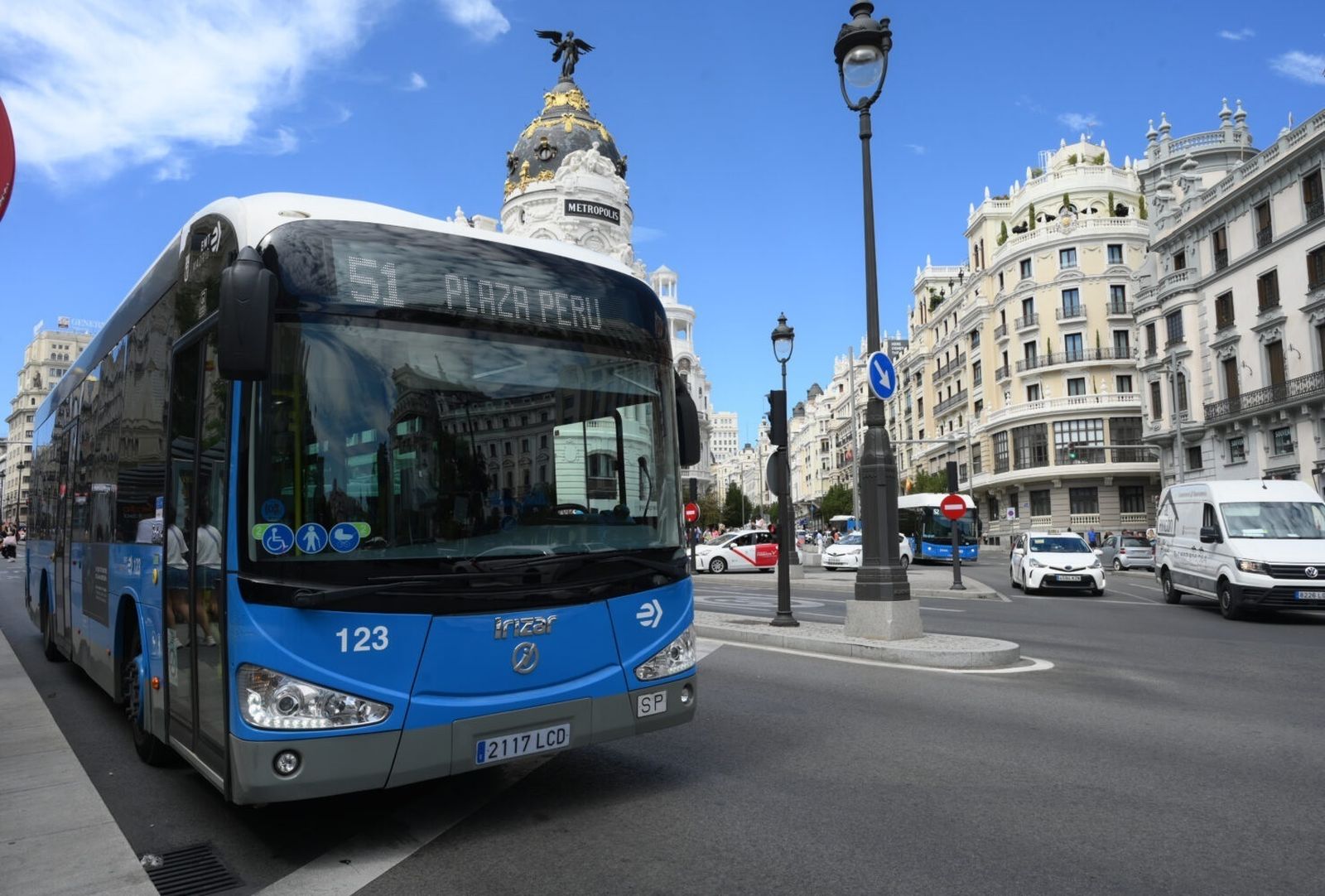 Autobús de la línea 51 de la EMT de Madrid