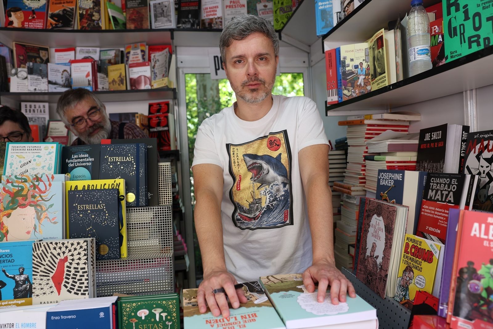 El escritor y periodista Juan Gómez-Jurado en la Feria del Libro de Madrid,