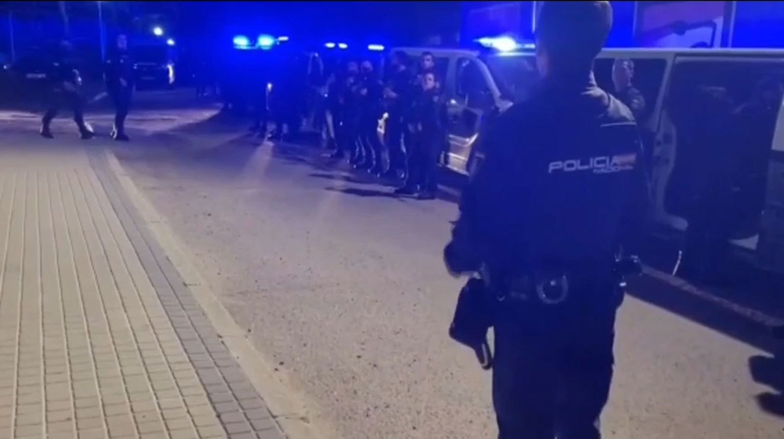 Dispositivo policial desplegado en Madrid para controlar los botellones