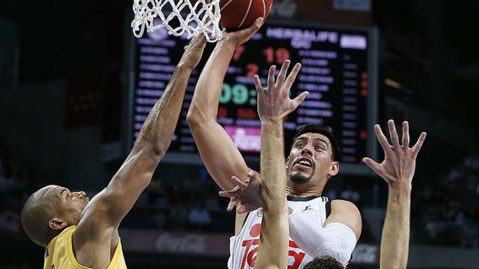 Gustavo Ayón, jugador del Real Madrid de baloncesto