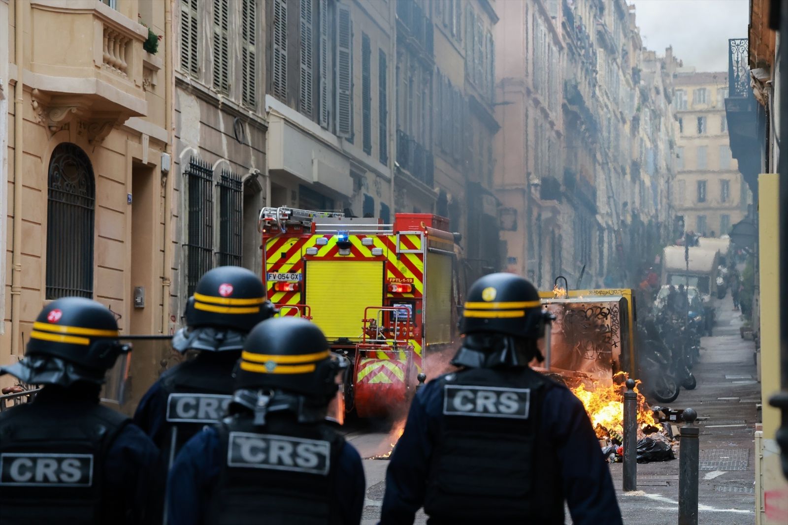 Protestas de estudiantes en Francia
