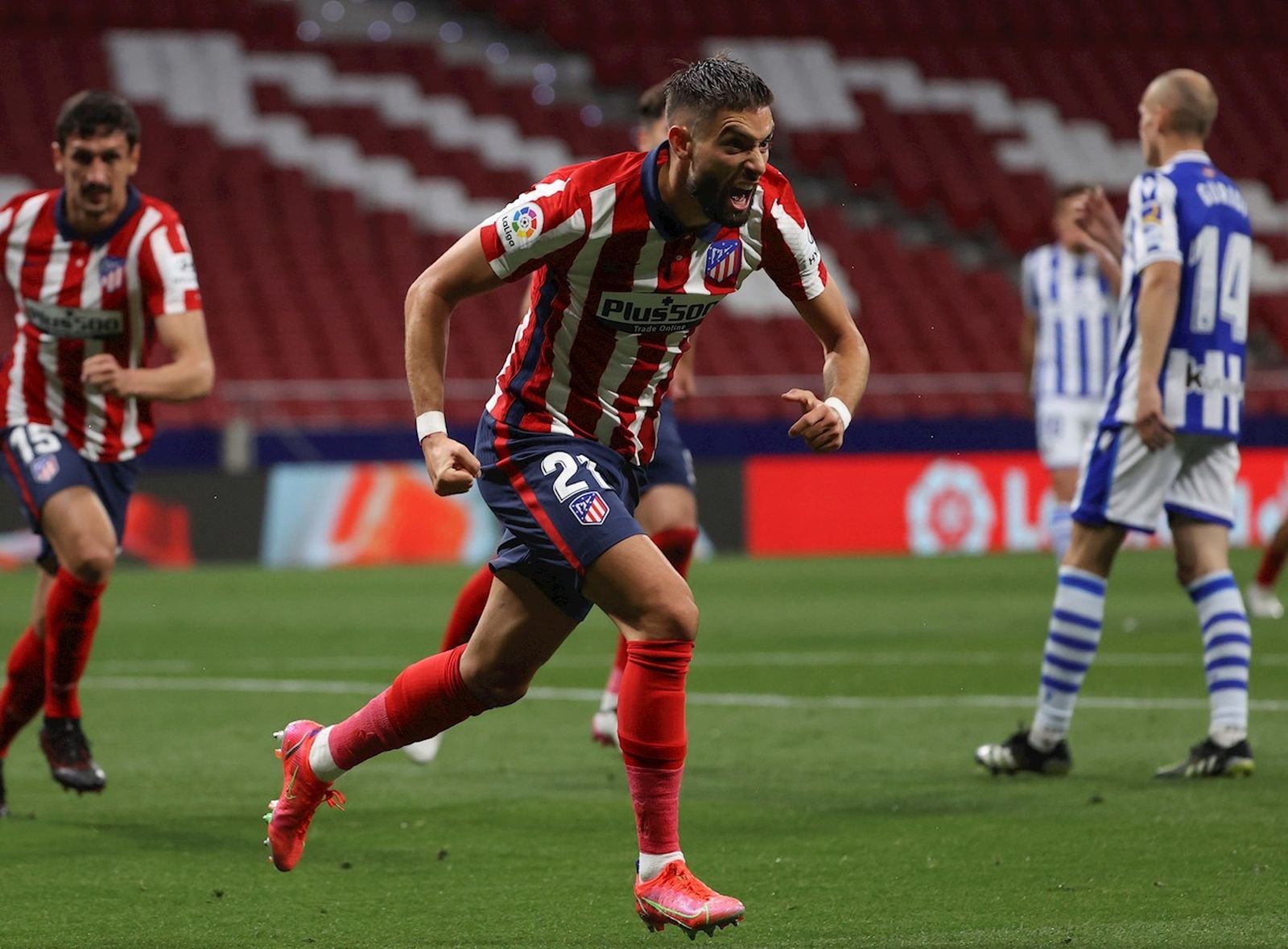 Carrasco marca ante la Real Sociedad