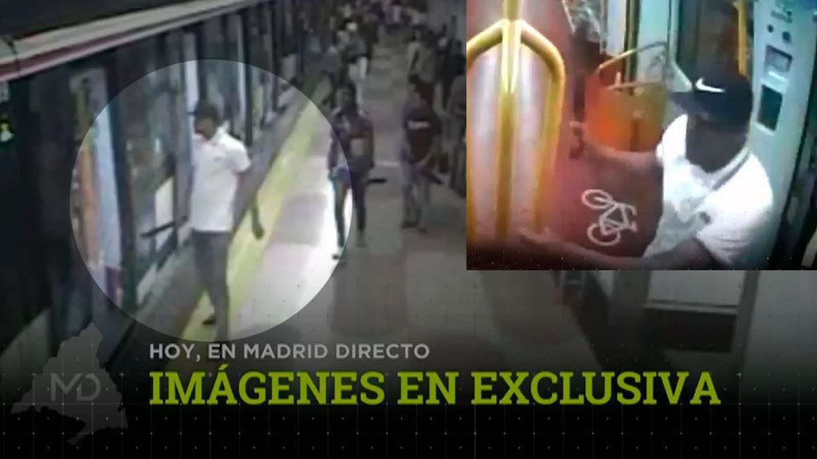 Imágenes exclusivas del jefe de los trinitarios machete en mano en el Metro