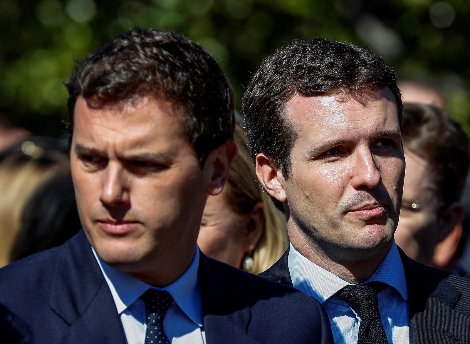 "¡Fuerza, animo Pablo! No vamos tarde", el apoyo de Rivera a Casado