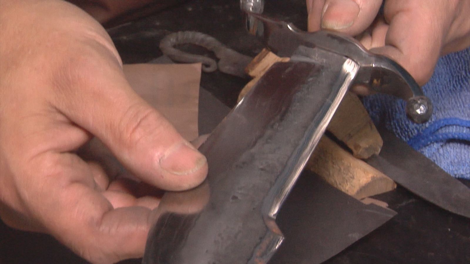 Cuchillo Bowie creado por taller JMG