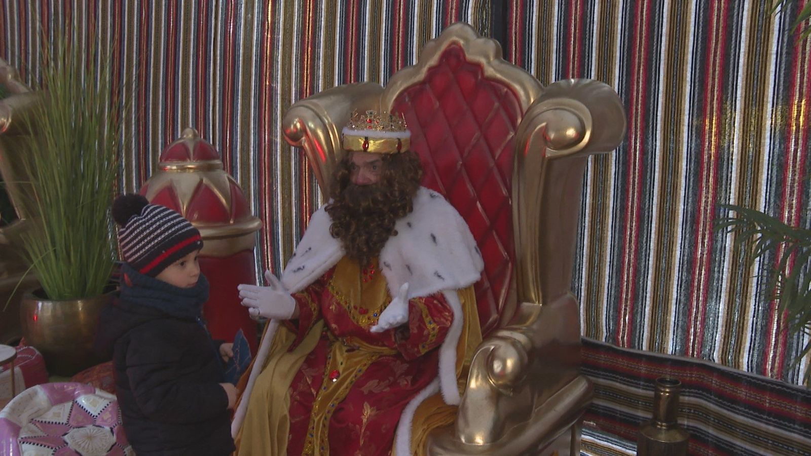 Móstoles inaugura en el Parque Cuartel Huerta el Campamento de los Reyes Magos