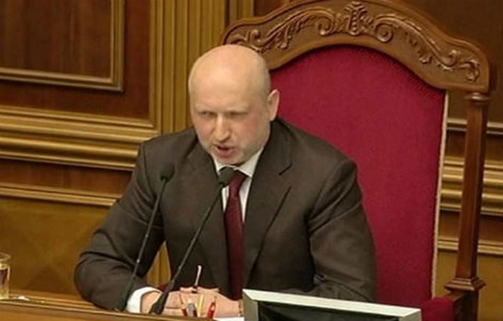 Alexadr Turchínov, presidente interino de Ucrania