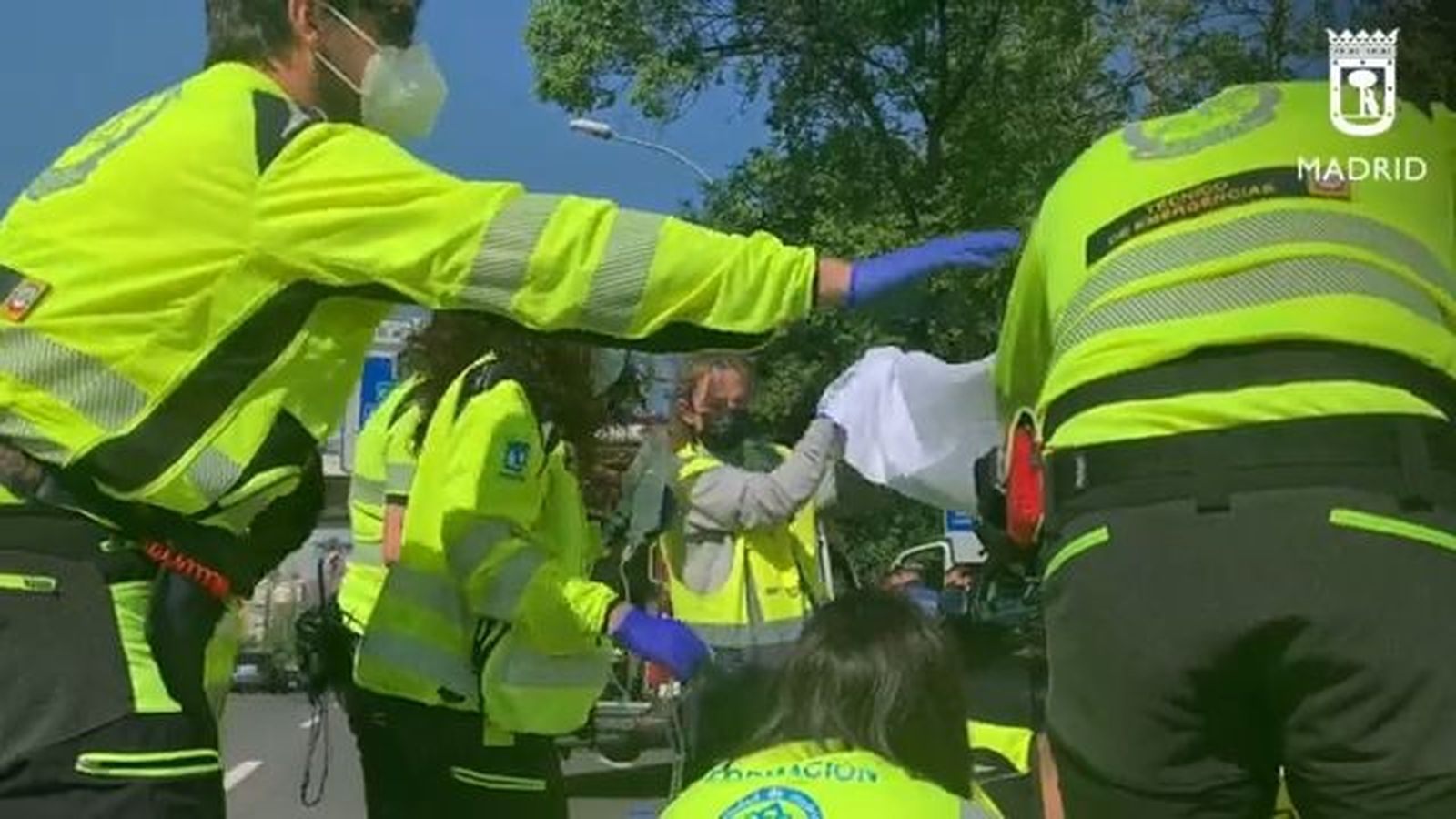 Accidente de moto en la A-2