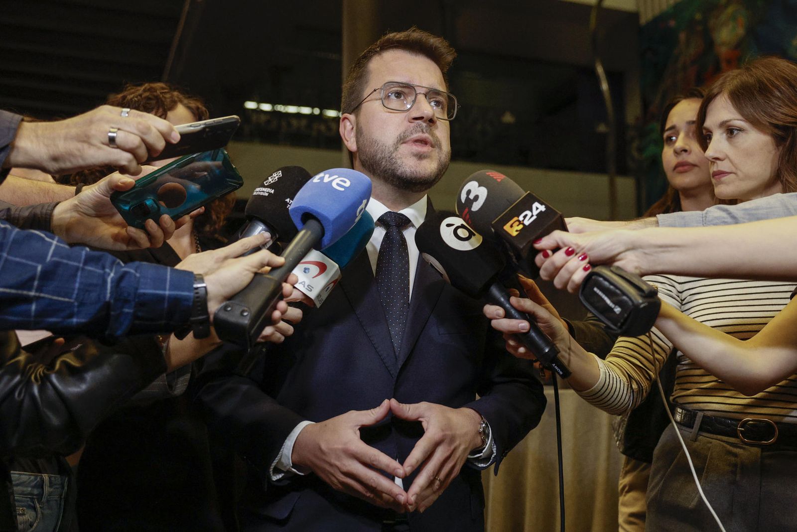 Aragonès, confirmada la amnistía, avisa: Ahora hay que trabajar  "por un referéndum"