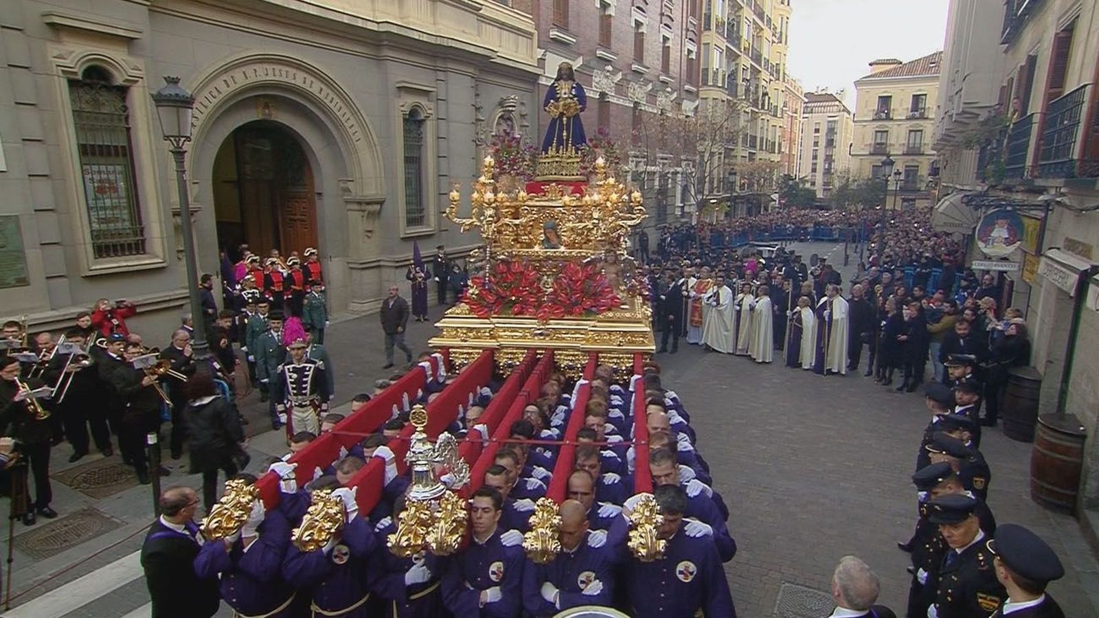 Último ensayo antes de la salida de Jesús de Medinaceli