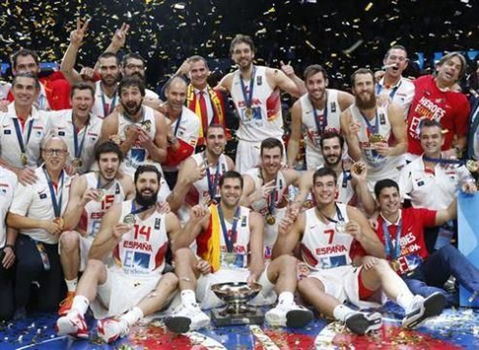 80-63. España, tricampeón de Europa tras arrollar a Lituania