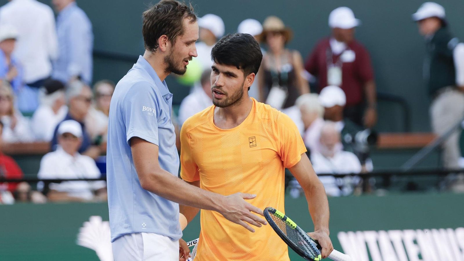Alcaraz sucumbe ante Medvedev en semifinales de Indian Wells