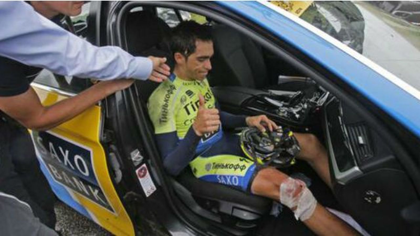 Contador regresa del Tour con la duda de participar en la Vuelta