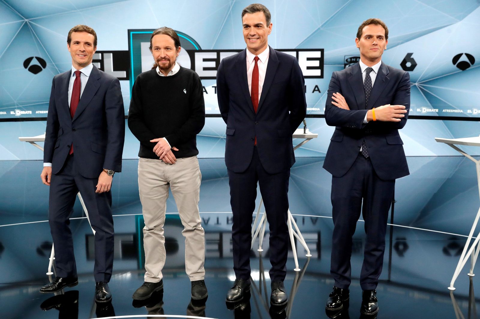 Los cuatro candidatos a la presidencia del Gobierno