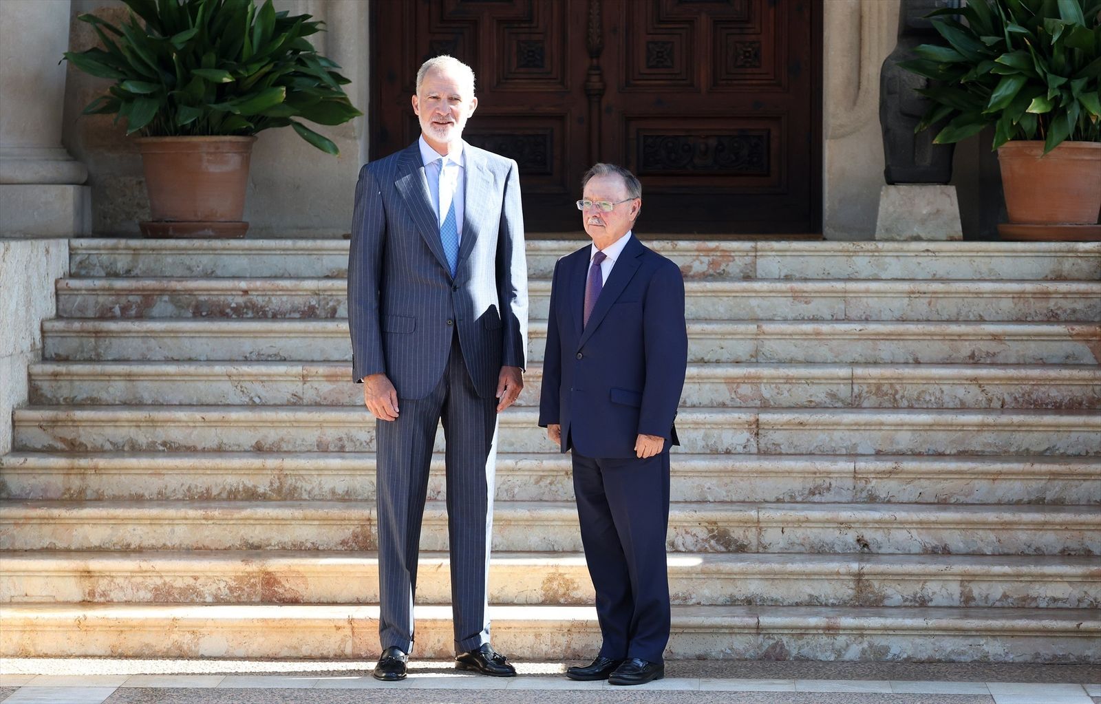 Felipe VI recibe a Juan Jesús Vivas en Marivent