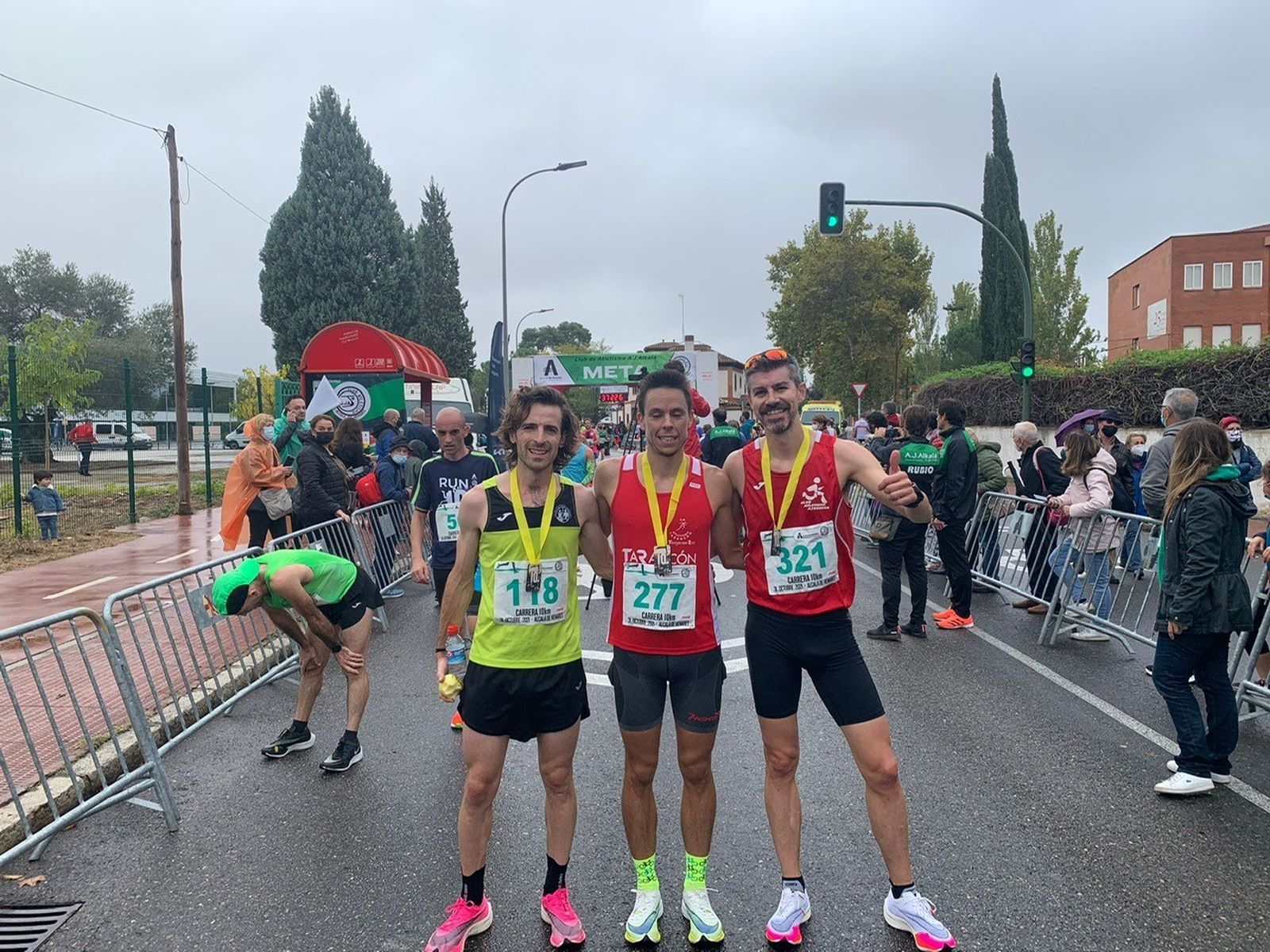 Los tres primeros del 1º0K de Alcalá