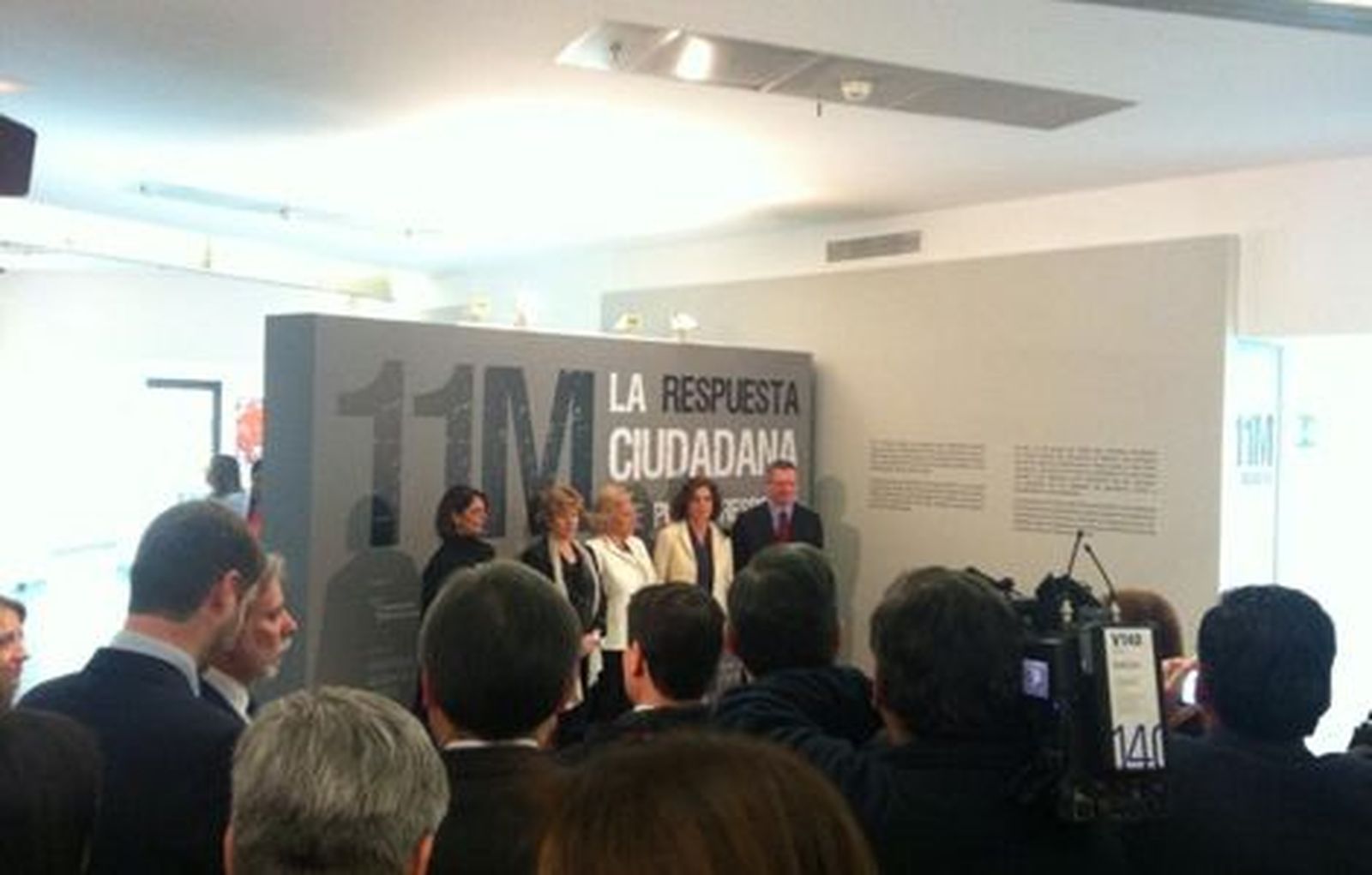 Una exposición honra a las víctimas del 11M y la ejemplar reacción ciudadana