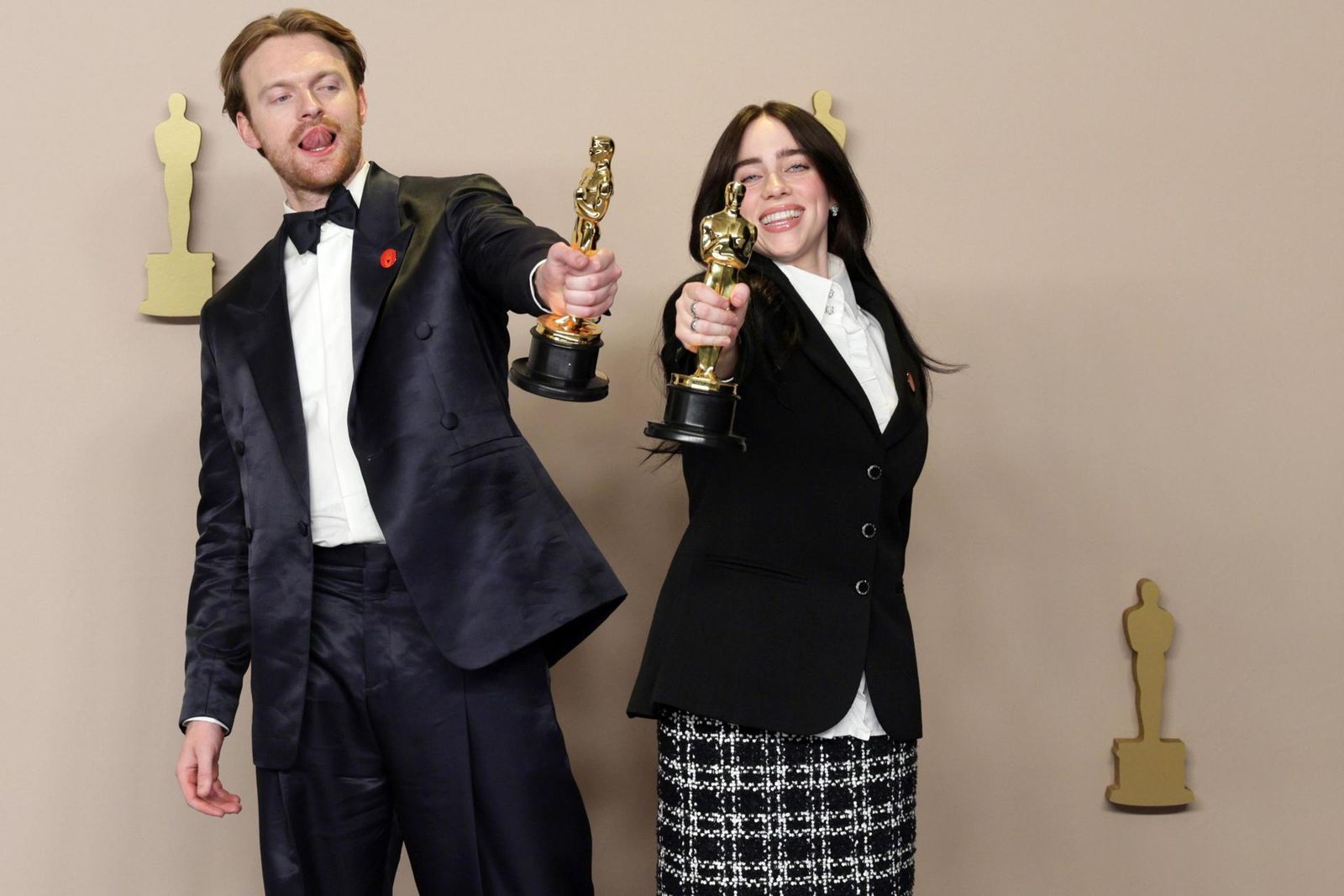 Finneas O'Connell y Billie Eilish, ganadores del Oscar a Mejor Canción Original por 'What Was I Made For?' de 'Barbie'