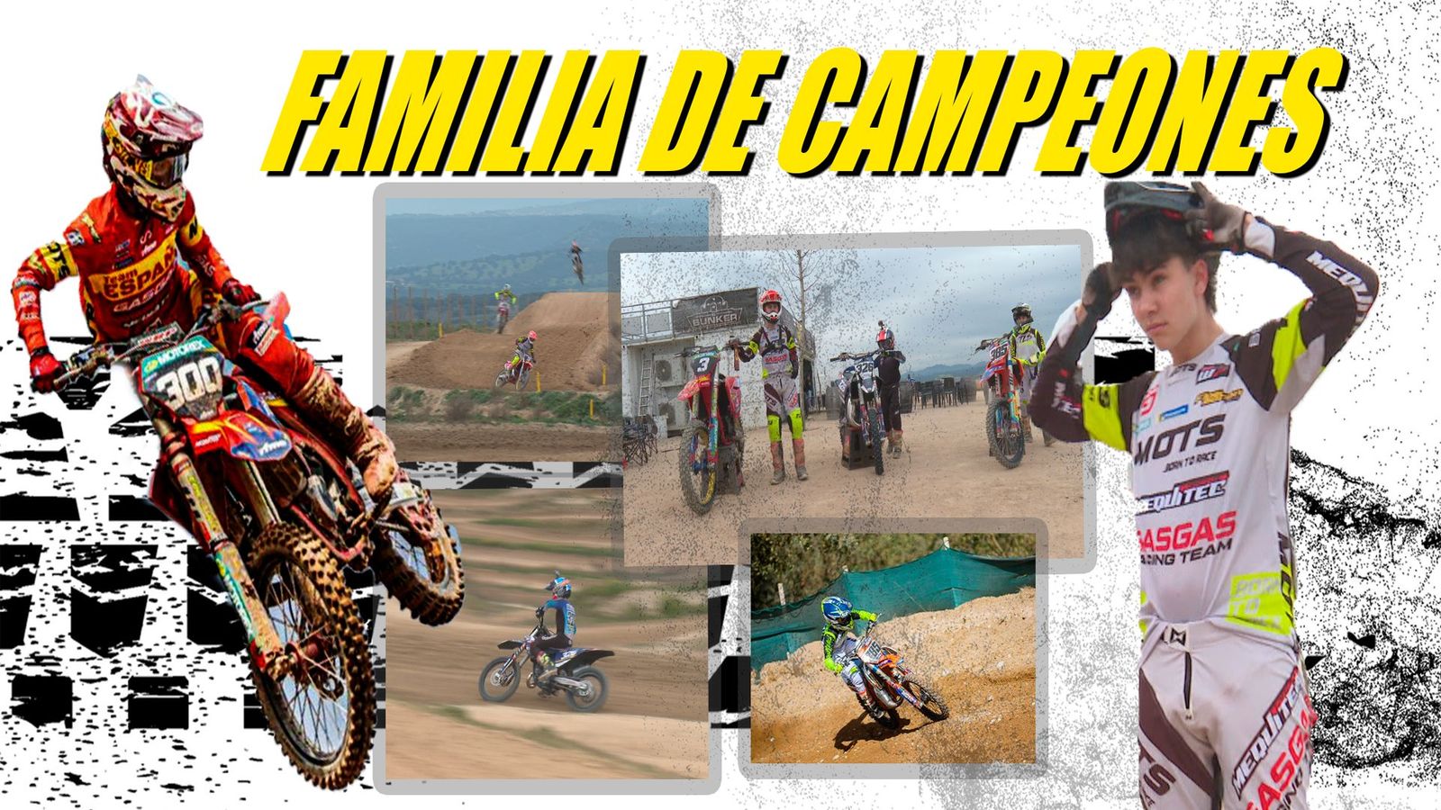 Los hermanos Salvador, una familia de campeones de motocross