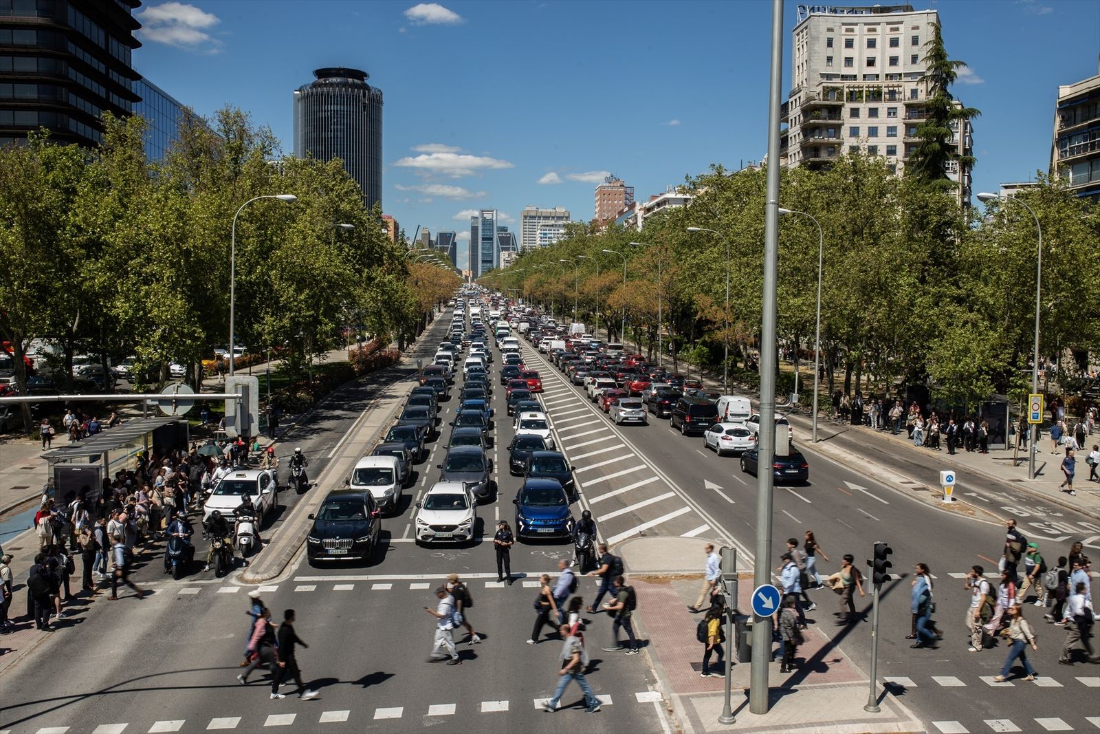 El gran apagón en Madrid