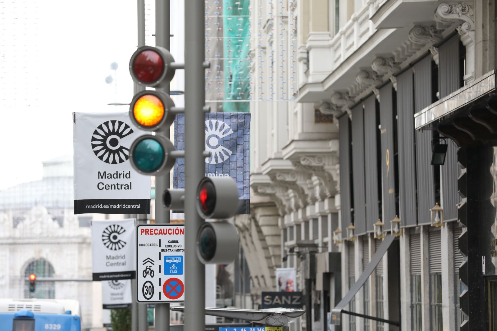 Los curiosos nuevos semáforos de la Gran Vía