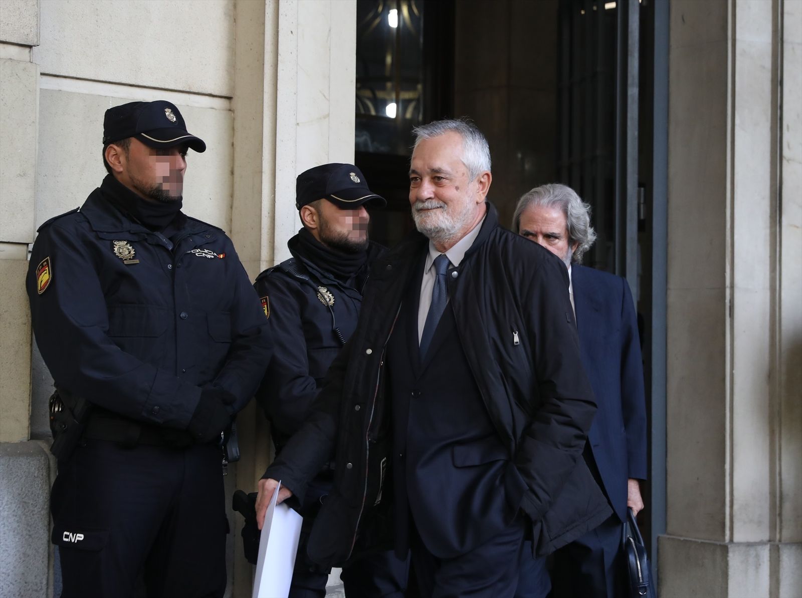 El ex-presidente de la Junta de Andalucía, José Antonio Griñán a la salida del juicio del caso ERE
