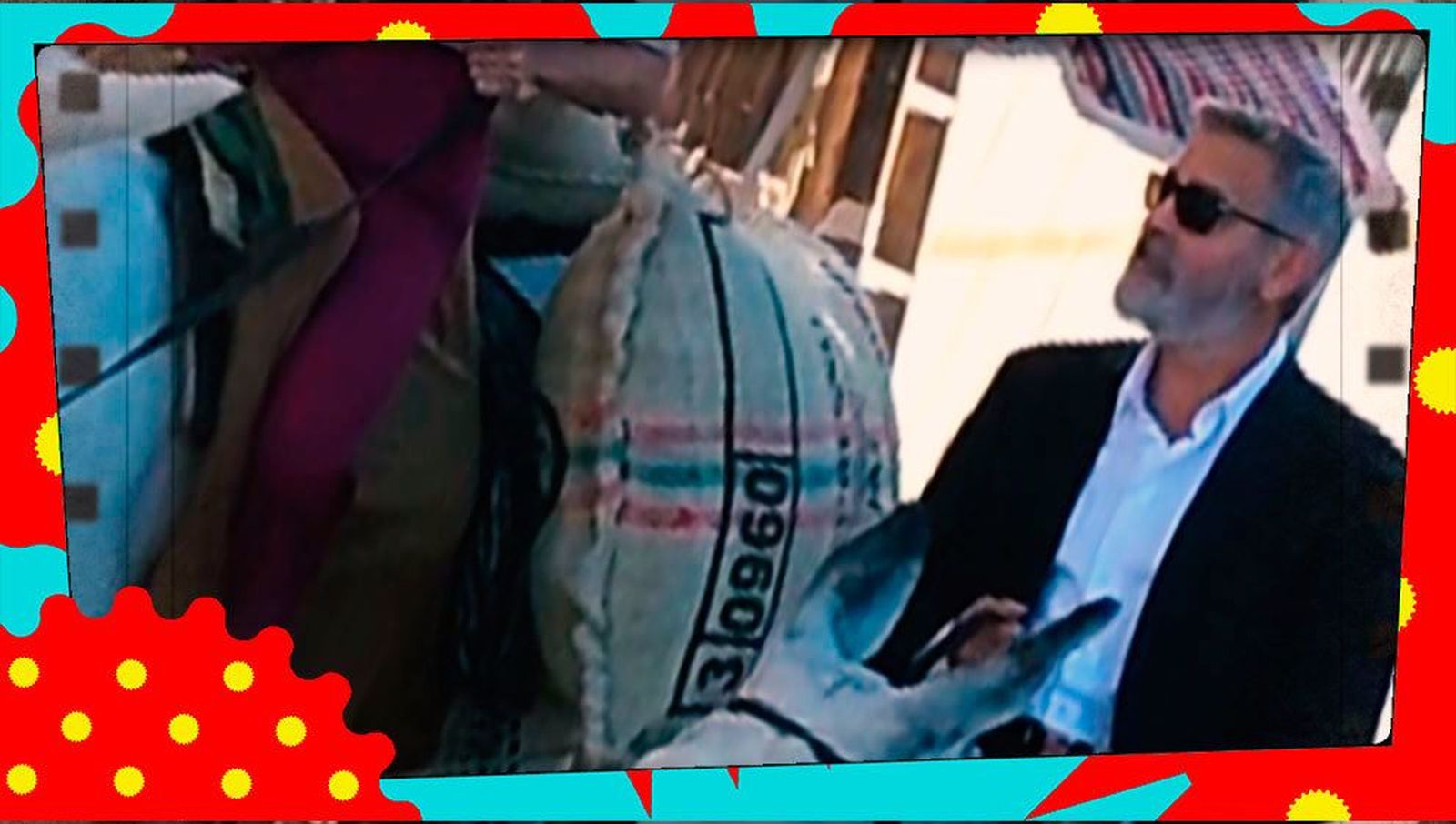 George Clooney y su paseo en burro por Navalcarnero