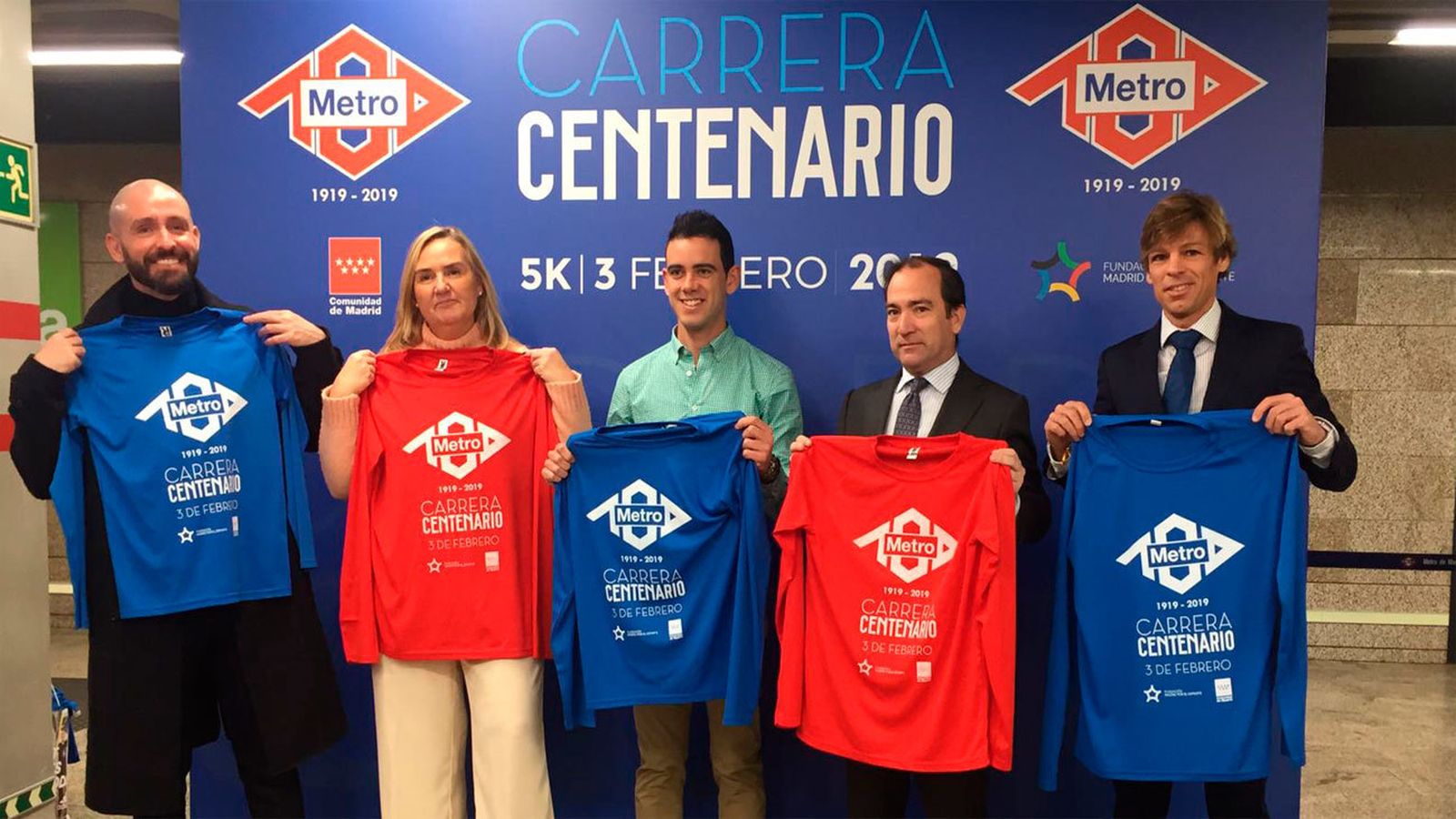 Más de  2.000 personas participarán el domingo en la carrera del centenario de Metro