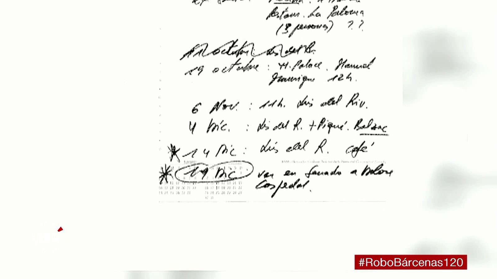 ¿Robó Interior la agenda de Bárcenas a través de Villarejo?