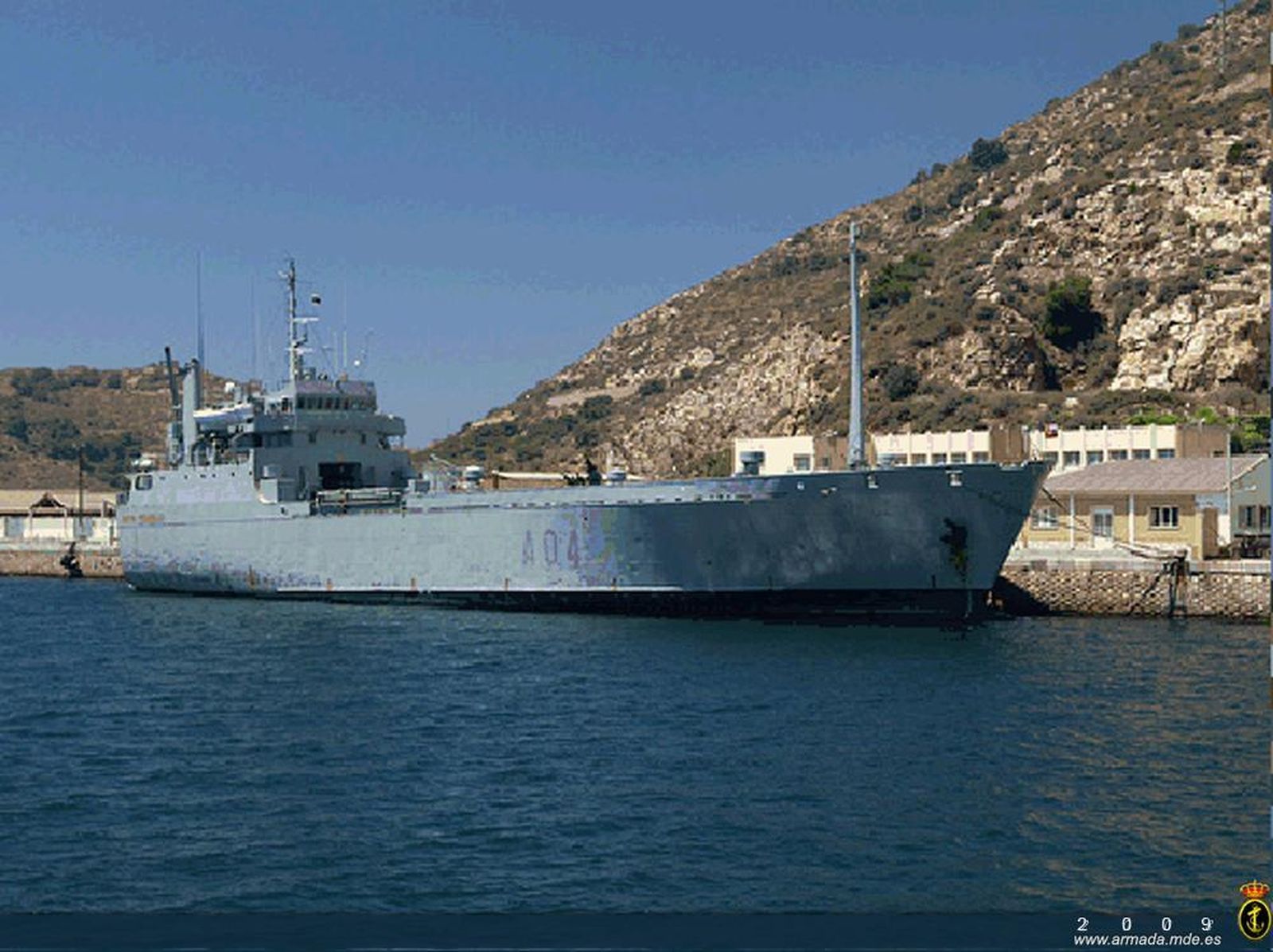 El buque de la Armada 'Martín Posadillo' (A04)