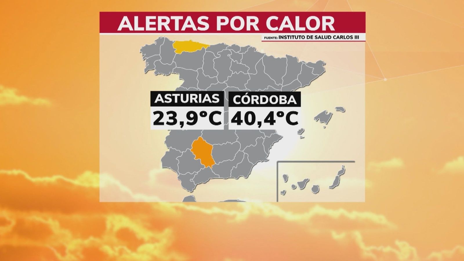 Sanidad activa el plan de actuación por calor con un nuevo mapa de alertas