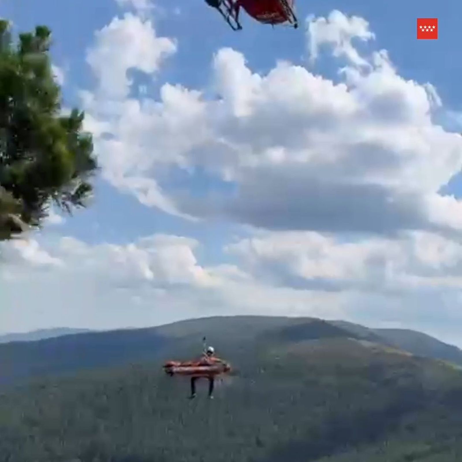 Accidente de parapente.