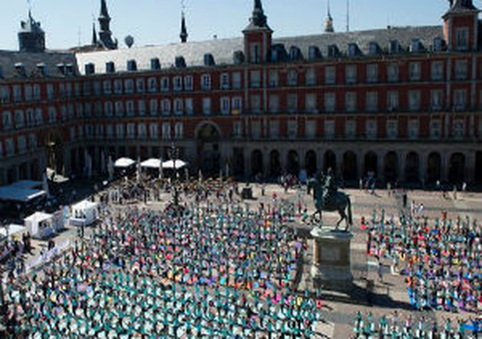 Yoga en la Plaza Mayor