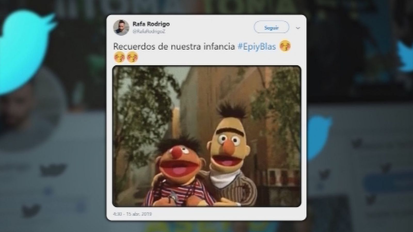 Javier Dotú también le puso voz a Epi y Blas