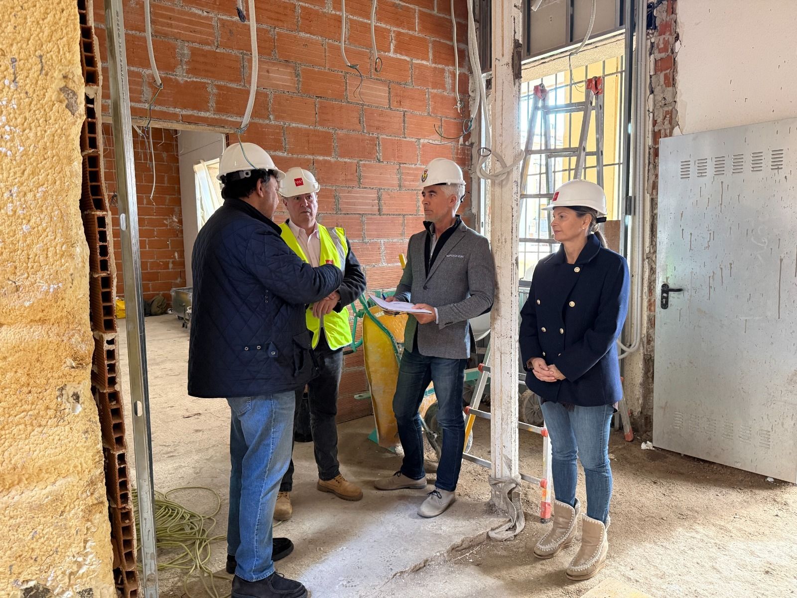 Visita de obra en Miraflores de la Sierra