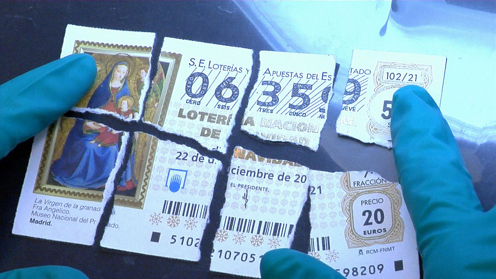 Esto es lo que debemos hacer si se rompe o deteriora un décimo de Lotería