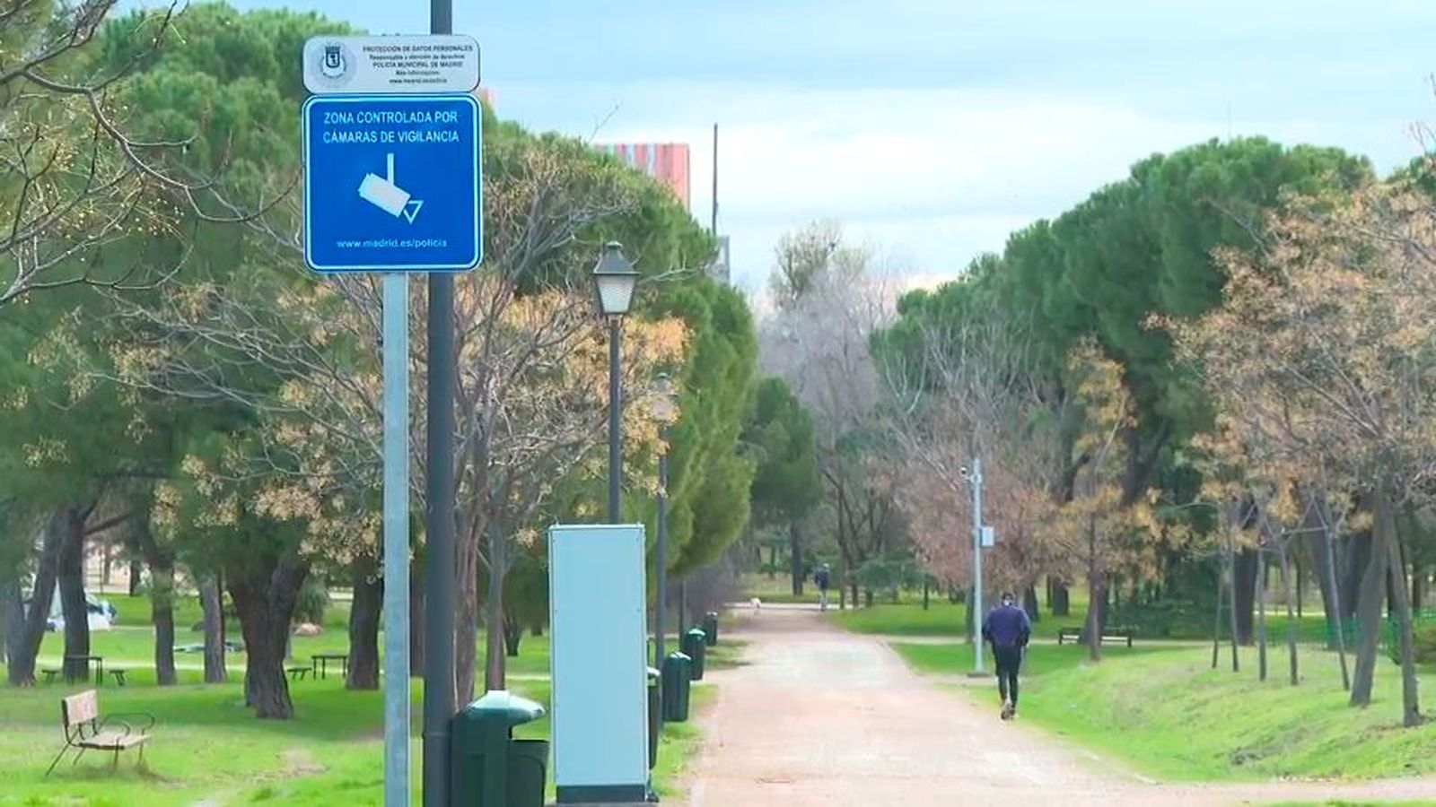 Más seguridad en Pradolongo: 14 cámaras con inteligencia artificial vigilan este parque de Usera
