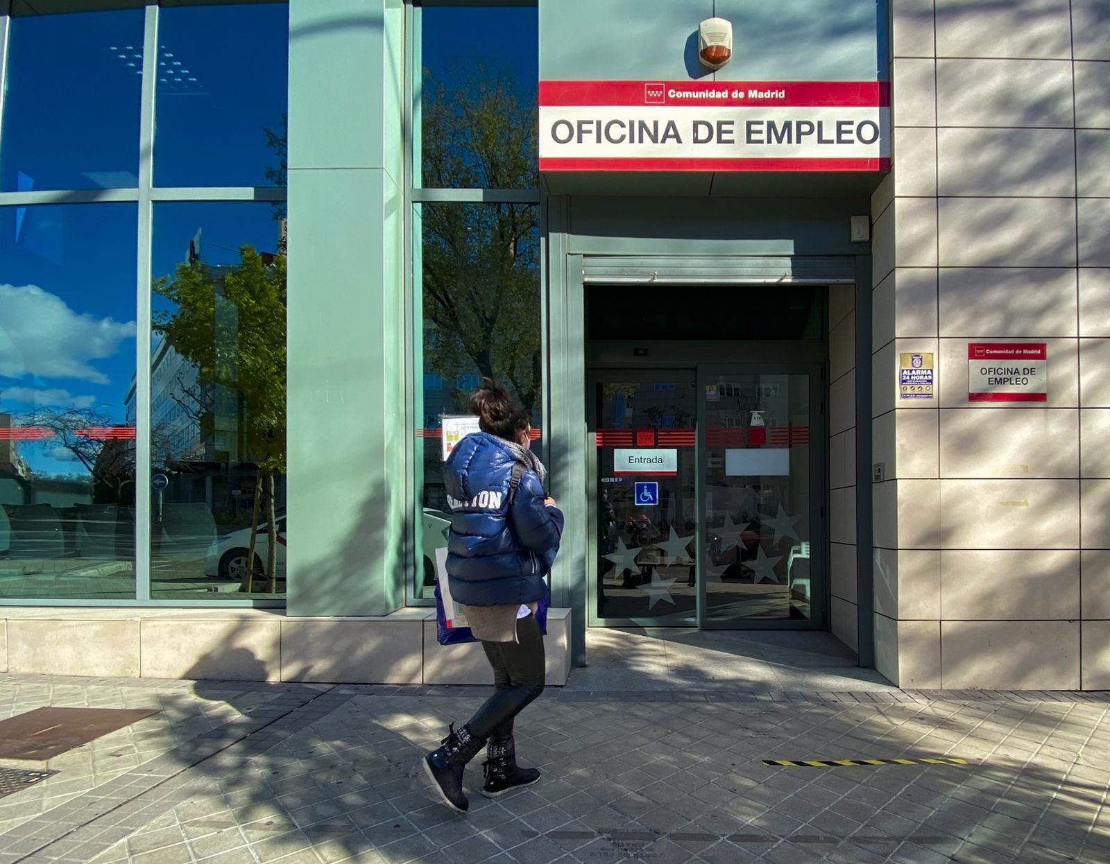 Una oficina de empleo en Madrid