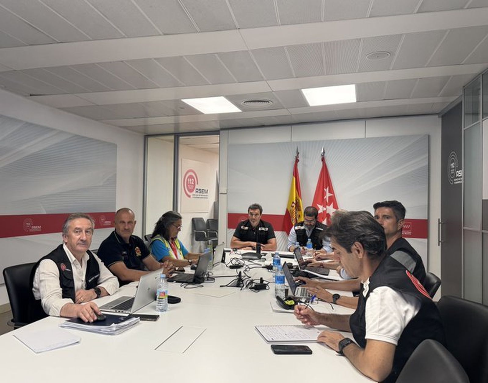 Dispositivo del 112 de Emergencias durante el Eclipse