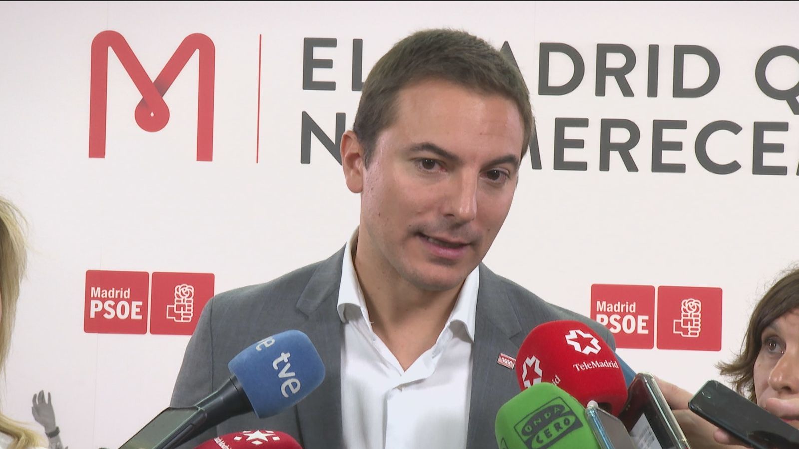 El secretario general del PSOE de Madrid, Juan Lobato