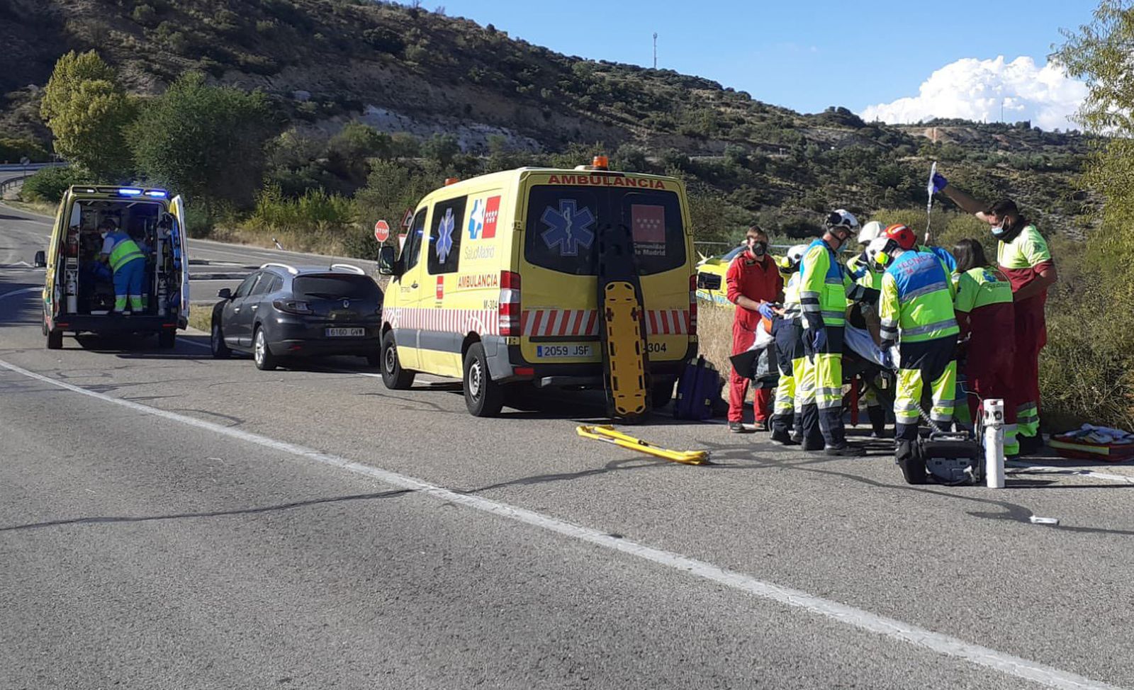 Accidente en Villar del Olmo