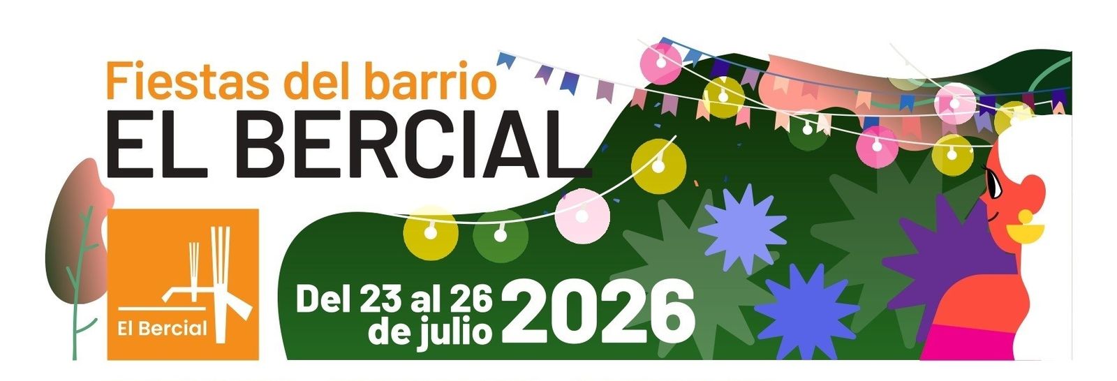 Cartel de las Fiestas de El Bercial de Getafe