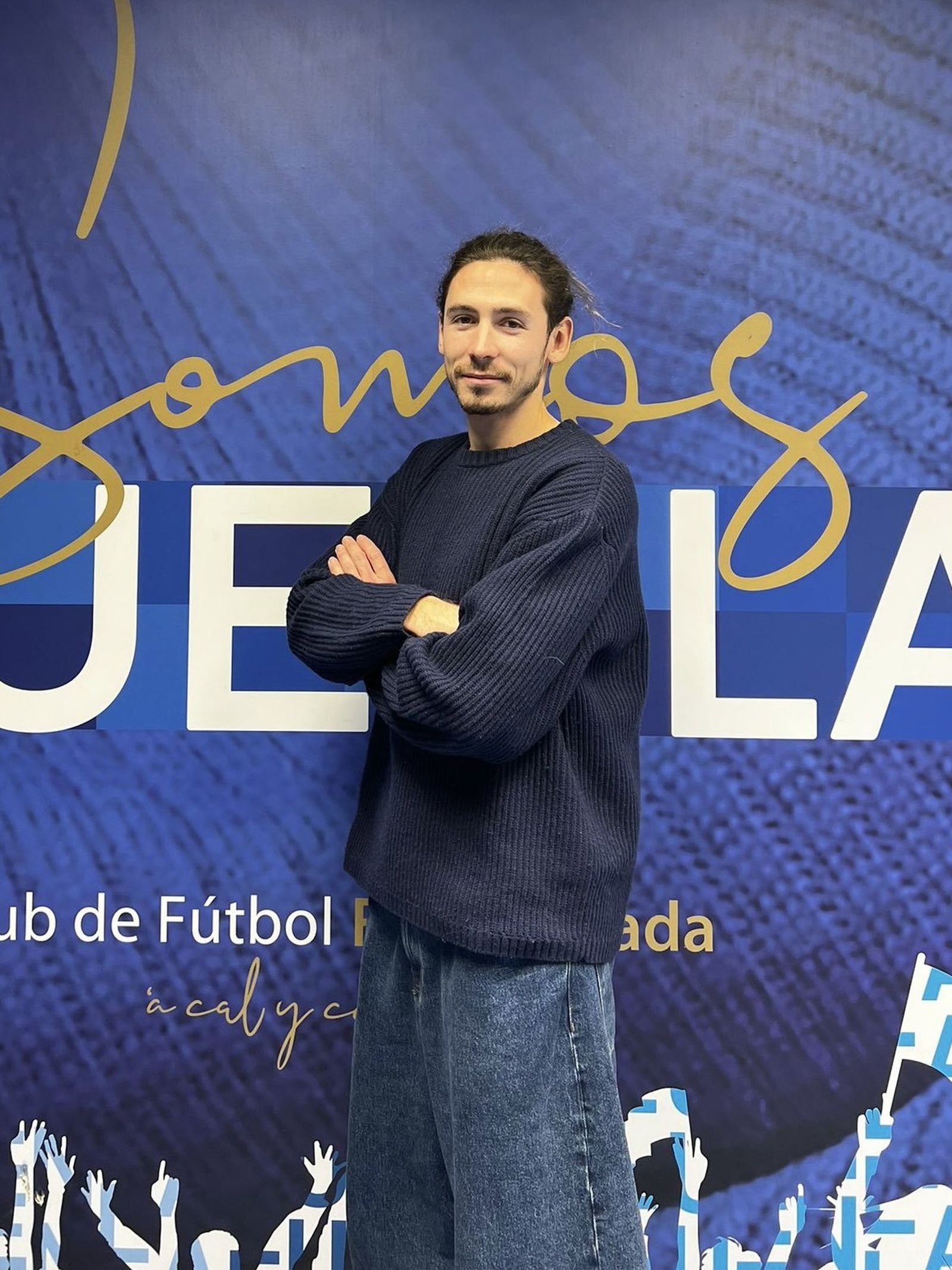 Aarón Piñán: "Estoy encantado aquí, el Fuenlabrada me transmitió mucha confianza"