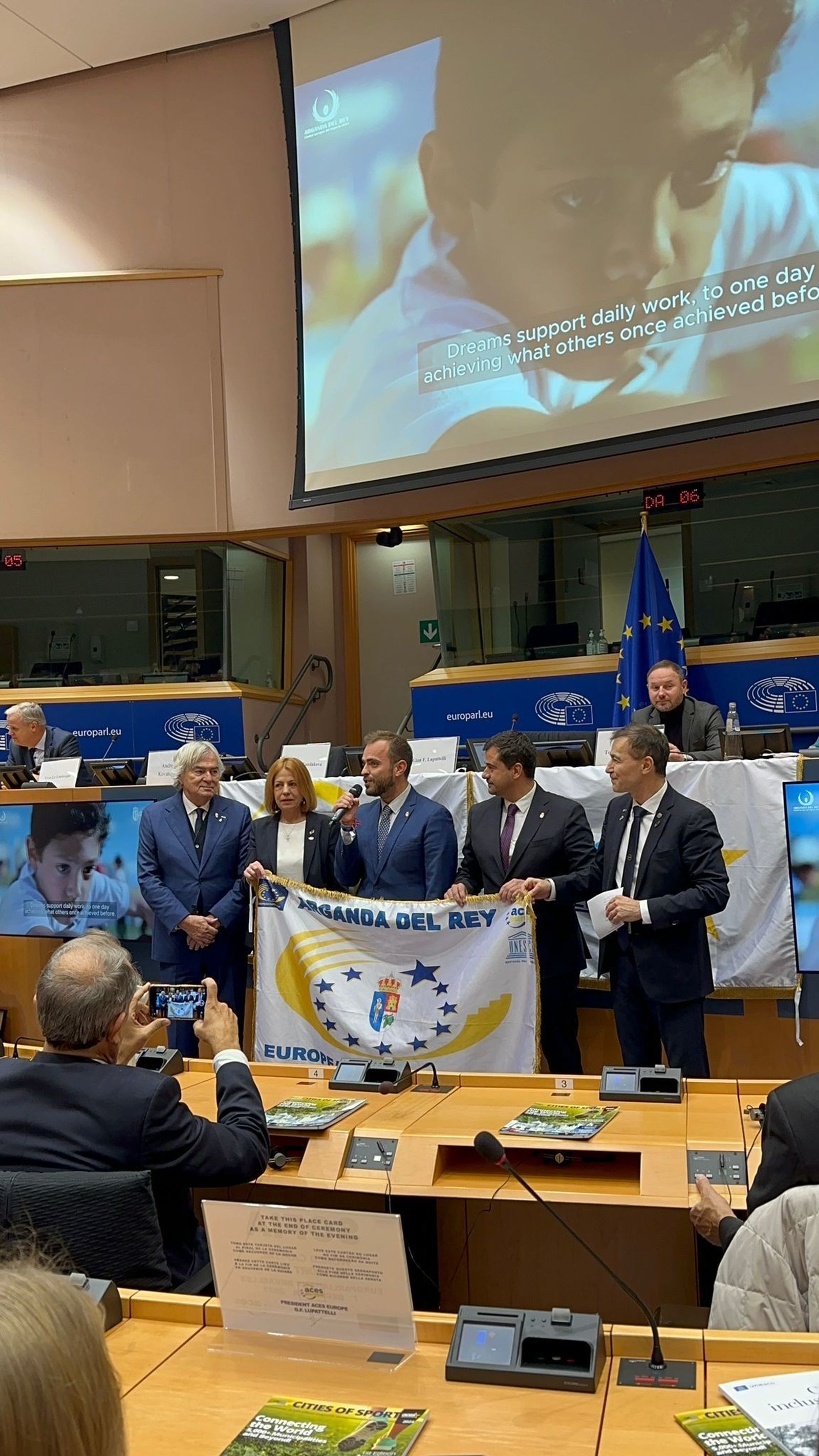 Entrega de la bandera a Arganda del Rey, Ciudad Europea del Deporte 2024