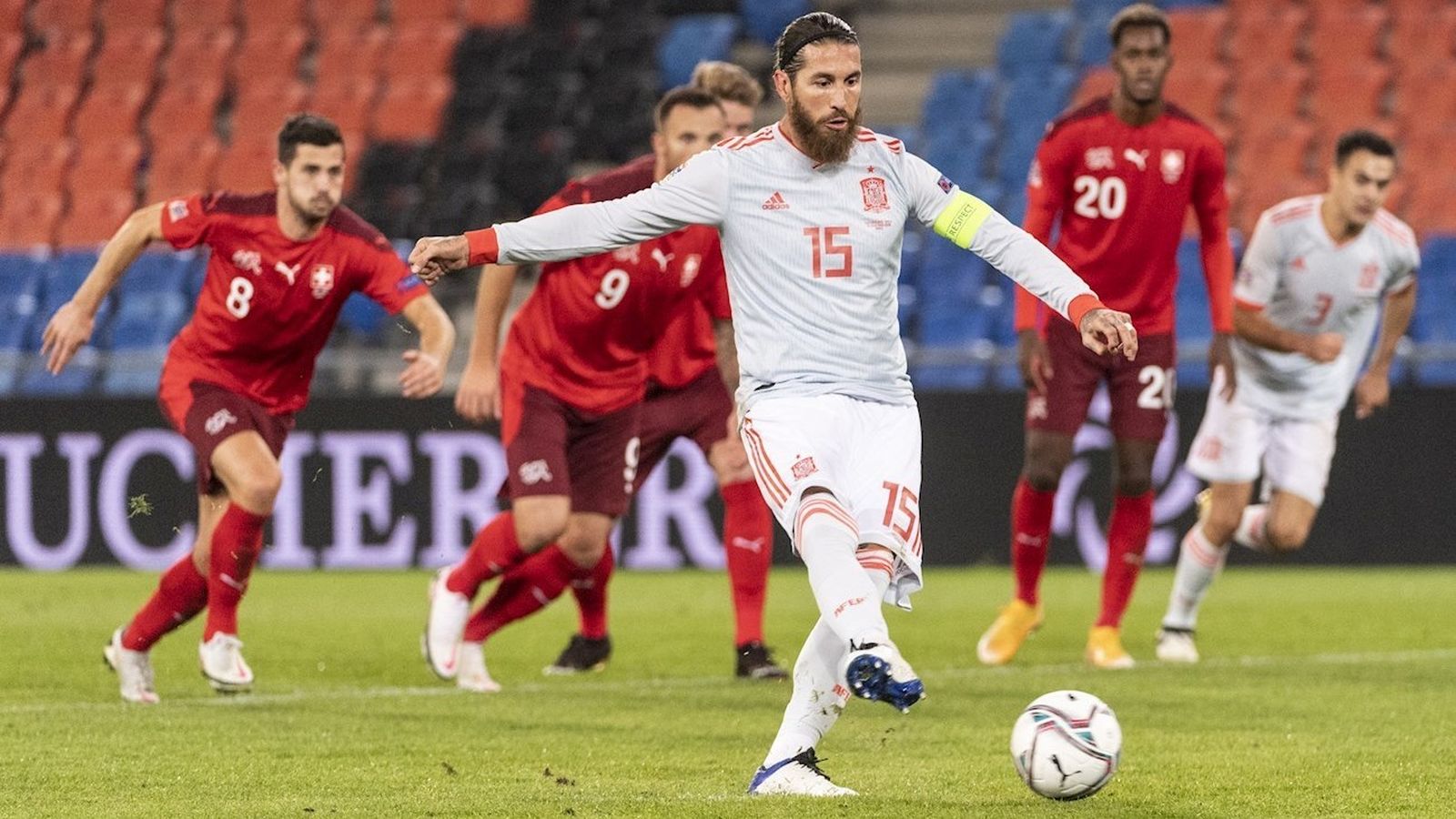Sergio Ramos ante Suiza
