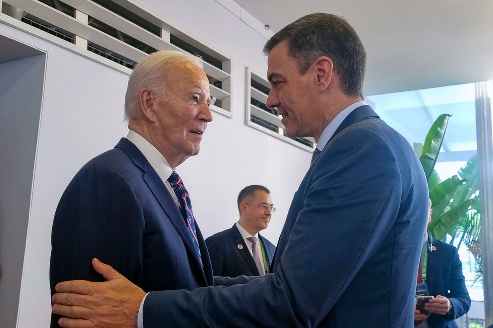Sánchez conversa con Biden en su previsible último encuentro antes de la llegada de Trump