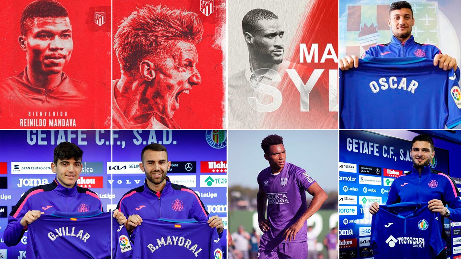 Así ha sido el mercado de fichajes de invierno de los equipos madrileños en Primera y Segunda División