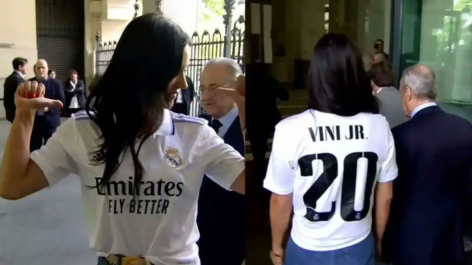 Villacís se pone la camiseta de Vinicius
