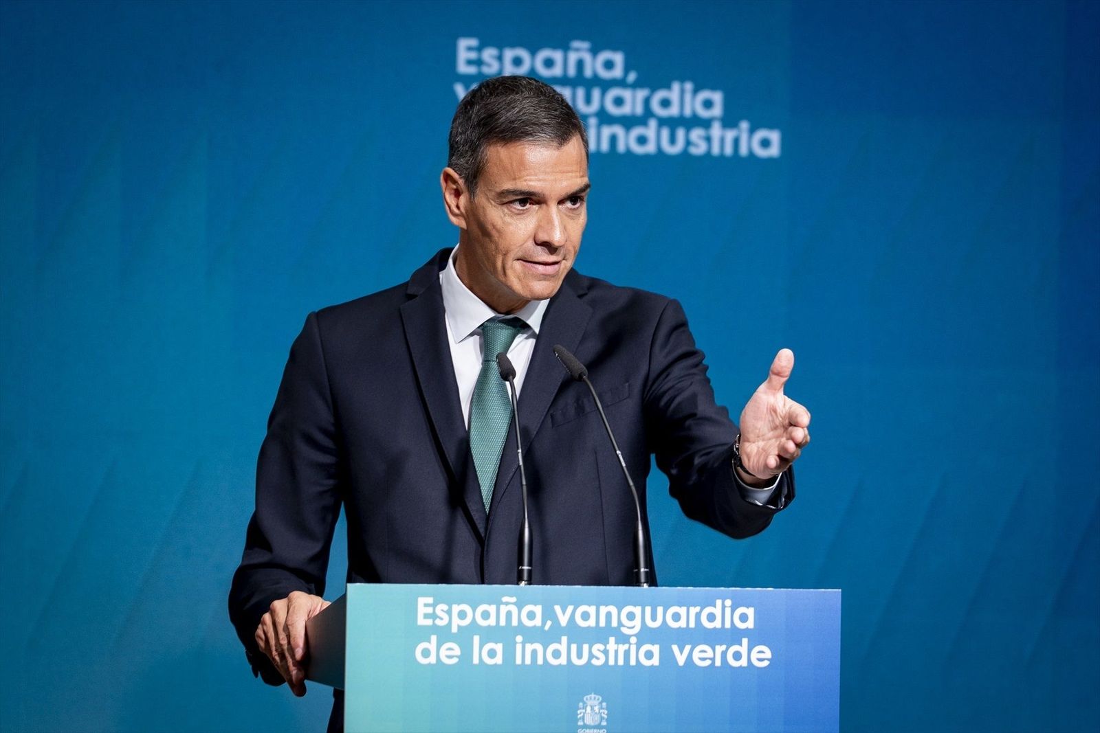 Pedro Sánchez insiste en un pacto de Estado contra el cambio climático en el acto 'España, vanguardia de la industria verde'