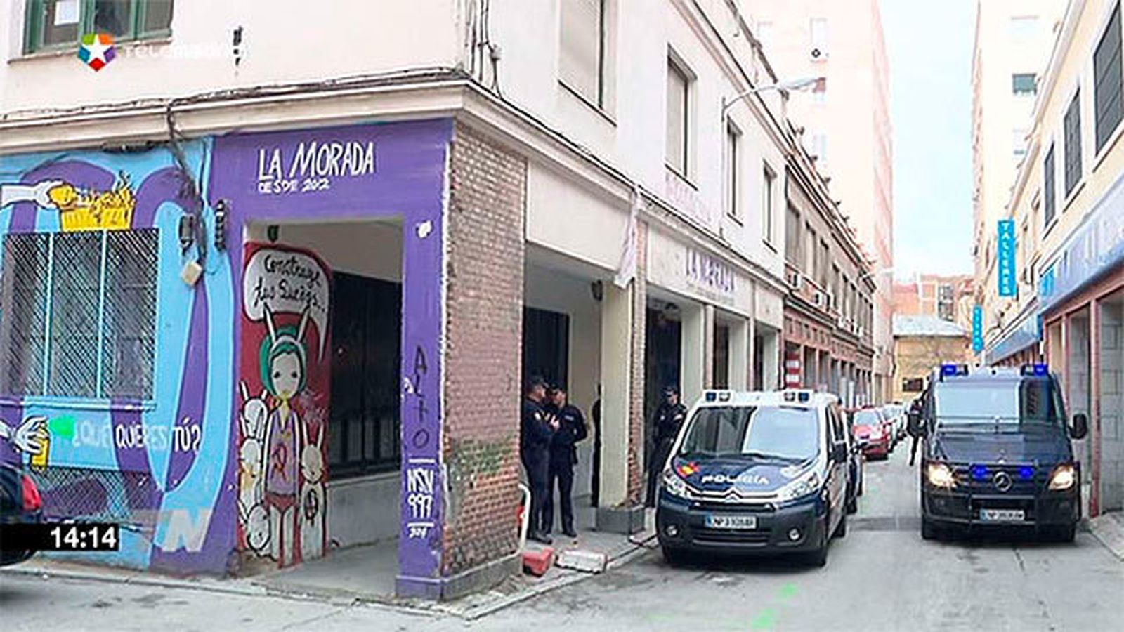 Los 'okupas' de La Morada ocupan otro edificio en Madrid y les desalojan